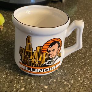 Vintage Lincoln Illinois Mug